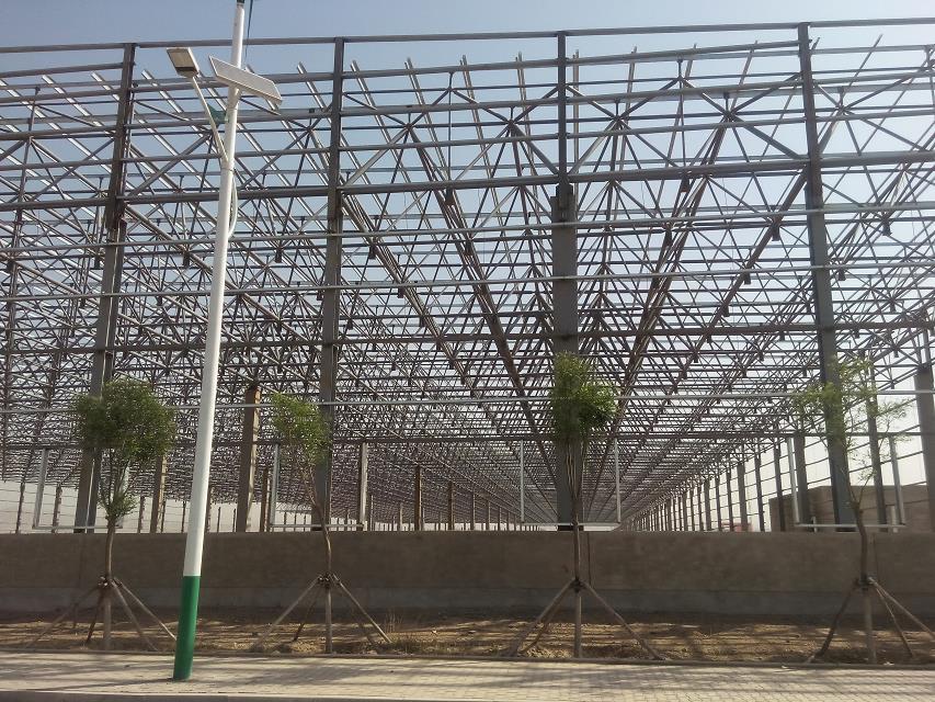 舟山汽车工业厂房网架